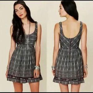 Free People New Romantics Weathervane Ikat Dress